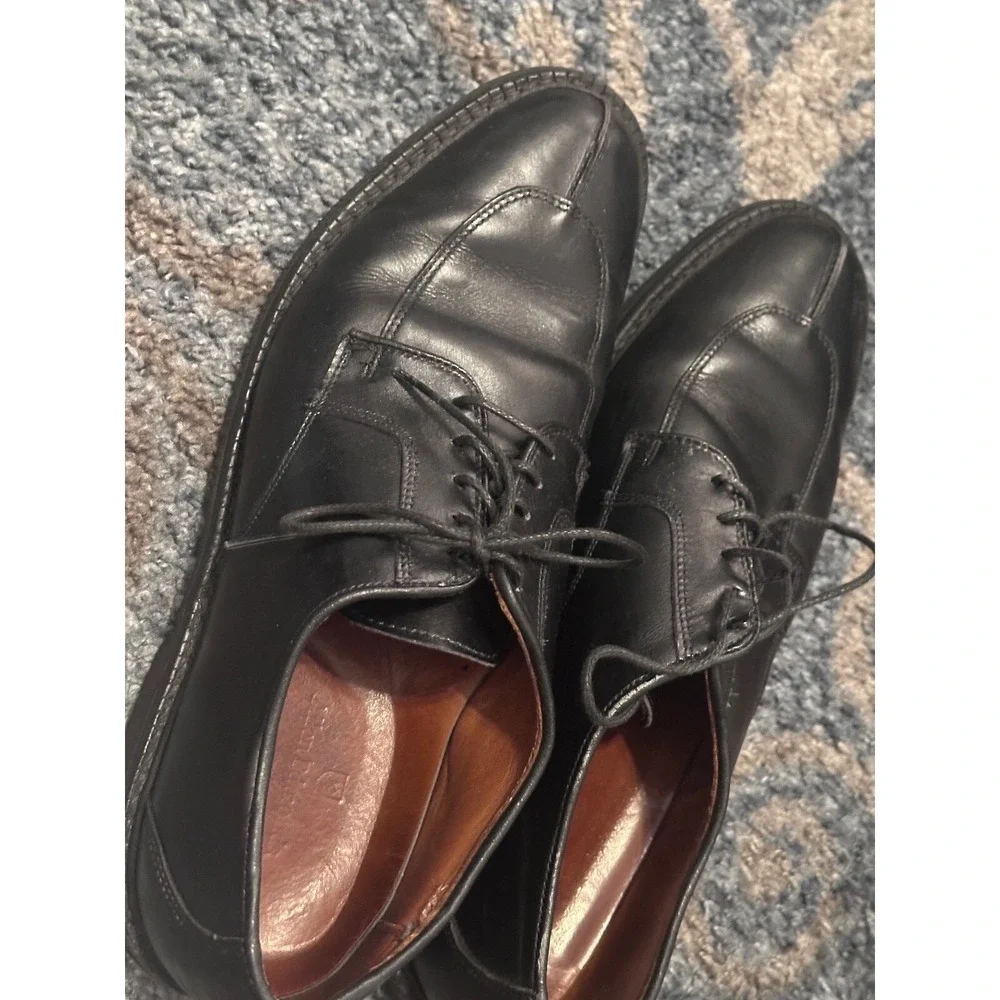ALLEN EDMONDS Leather Dress Shoes Mens Oxford Lace Up Business Casual Black